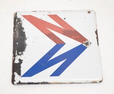 Bus Coach Metal Enamel Sign Bonnet Plate National Bus Co. 