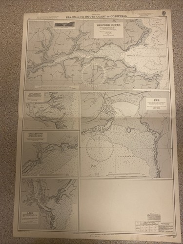 Vintage nautical chart 147 - nautical,