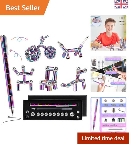 Multicolored magnetic fidget - multicolored,
