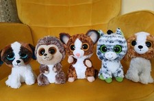 Ty Beanie Boos Bundle Spike Hedgehog Binky Bush Baby Cookie Dog Zig-Zag Soft Toy