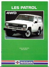 Nissan & Ebro Patrol Mid-Late 1980s French Market Sales Brochure Hard-Top Break