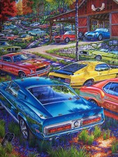 FORD MUSTANG ART 1969 1970