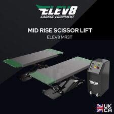 ELEV8 Mid Rise Scissor Lift Black  MR3T 3T, 1 Metre Rise Scissor Lift 1PH