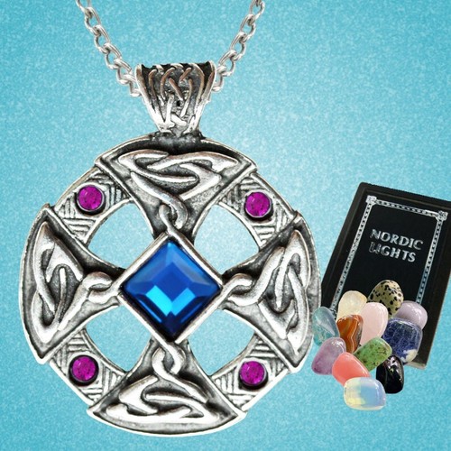 Celtic cross pendant necklace - celtic,