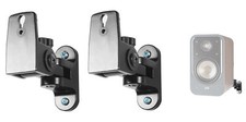 Pair Hidden Wall Mount Swivel Brackets For Polk Audio S20 Bookshelf Speakers