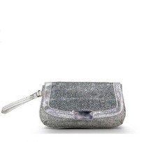 Jimmy Choo Genuine Designer Silver Clutch Bag