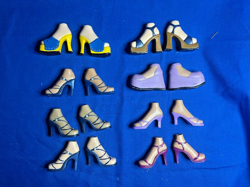 Bratz blue and purple - , strappy