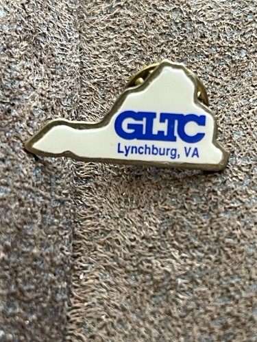 Pin features the - logo,