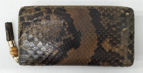 Gucci python long wallet - gucci,