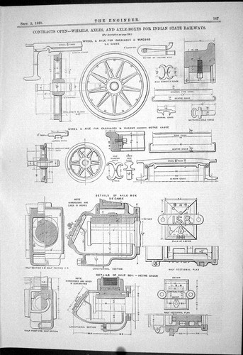 Old engineering 1881 wheels - engineering,