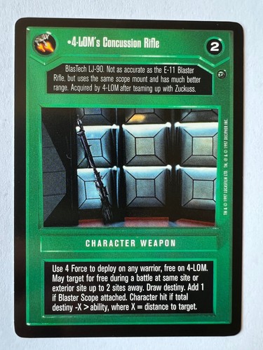 Star wars ccg dagobah lom - ccg,
