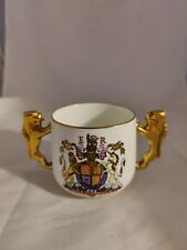 Paragon China Lion-handled Loving Cup : Queen Elizabeth II, Coronation 1953