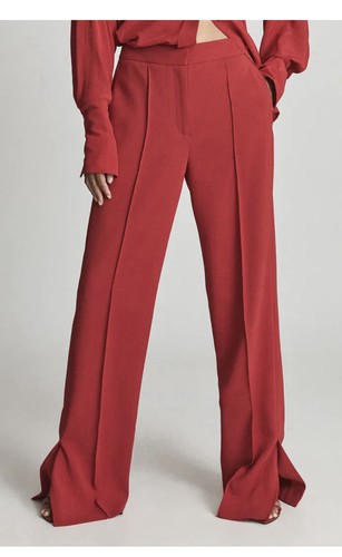 Reiss leah red wide - wide, leg