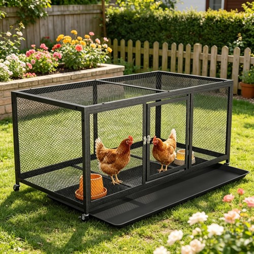 Rabbit hutch outdoor mobile - hutch,