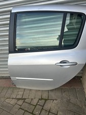 RENAULT CLIO X85 MK3 N/S PASSENGER SIDE LEFT REAR DOOR SILVER