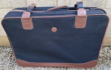 Extra Large Black Brown Hawa Suitcase 2 Wheels Telescopic Handle 83 x 60 x 24cm.