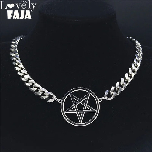 Unisex fashion punk pentacle - unisex,