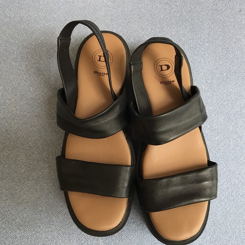 Dune leather flat form - dune,
