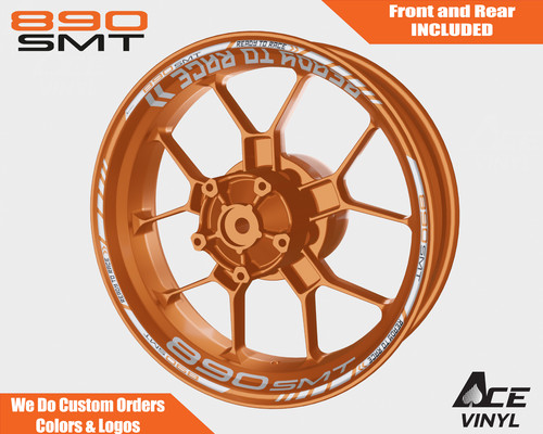 Ktm 890 smt - decals, rim