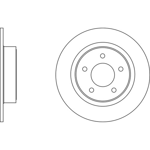 Brake discs solid for ford - brake,