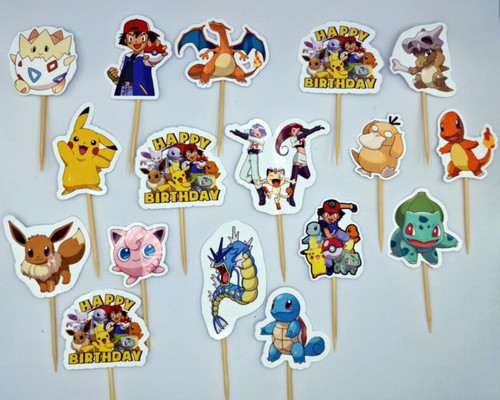 Pokemon inspired cupcake - pokemon,