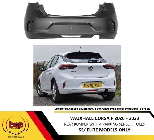 Vauxhall corsa rear bumper - corsa, f