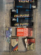 Artists Job Lot Of Pastels, Filia Oil Pastel, Ocaldo, AQUA-pastels
