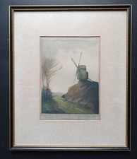 old coloured print of a