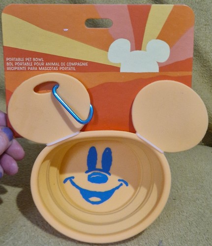 Disney portable pet - disney, bowl