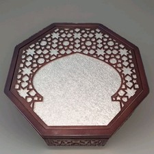 Vintage Acrylic Plastic Box with Hinged Lid. Beautiful