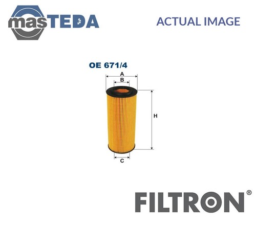 Oe671 engine oil filter - oe671/4,