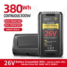 380Wh 26V V-Mount Battery