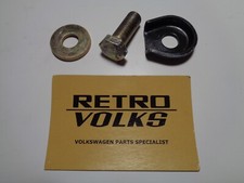 VW Corrado - Front Seat Belt Lower Guide Rail Fixings (Bolt & Washer & Bracket)