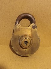 vintage brass padlock J.Bramah