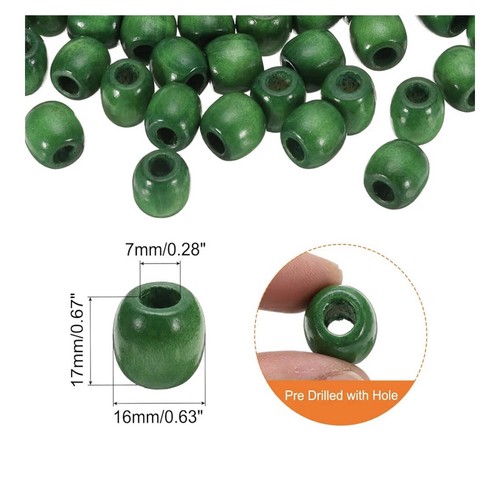 200 pcs large hole wooden - pcs,