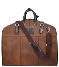 Luxury leather suit carrier - suit,