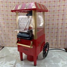 Elgento E26008 1200W Red Popcorn Maker Old Fashioned Movie Time Used