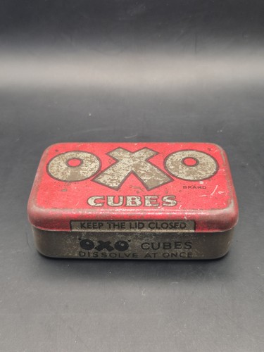 Vintage oxo cubes cube metal - vintage, 6