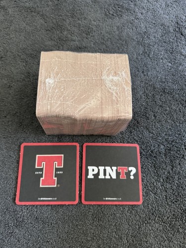 Tennents lager beer mats - tennents,