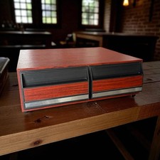 Vintage 80s Wooden VHS Tape