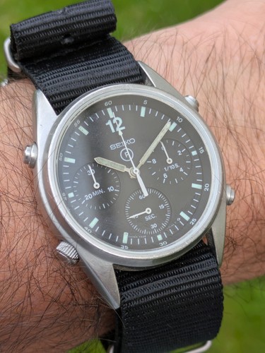 Seiko pilot watch 1988 raf - pilot,