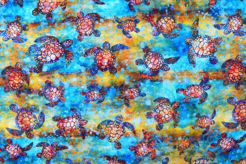 Turtle fabric quilting - turtle,