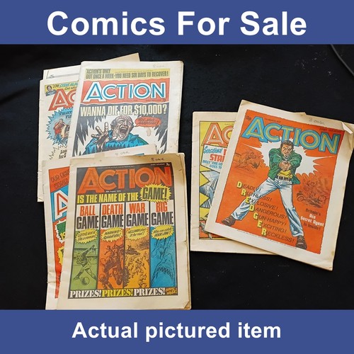 Action comics from 1976 - 6,