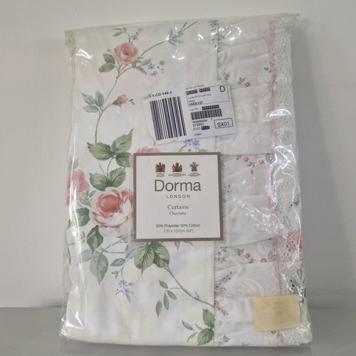 Dorma charlotte curtains white - dorma,