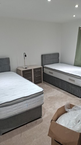 3ft single divan bed with - single,
