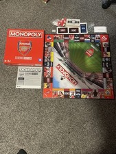Arsenal Legends Monopoly Board Game Used But In Good Condition