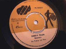 UPSETTER/ SKINHEAD REGGAE/DIP 45/ REBEL  TRAIN  - VERSION..EX+