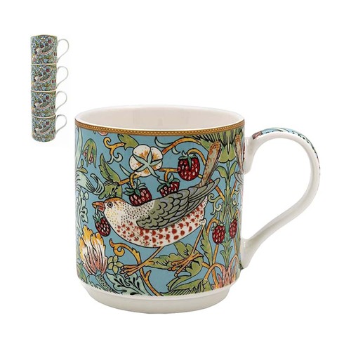 Ceramic stacking mug morris - stacking, w.
