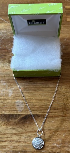 Silver druzy style round - silver,