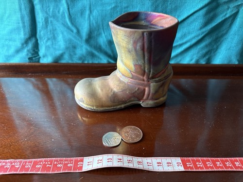 Iridescent decorated boot - iridescent,